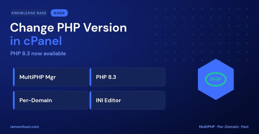How to Change Your PHP Version in cPanel (PHP 8.3 Now Available)