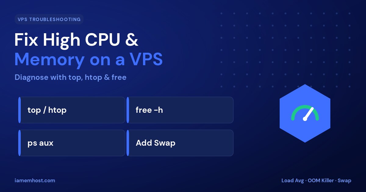 How to Diagnose and Fix High CPU or Memory Usage on a Linux VPS