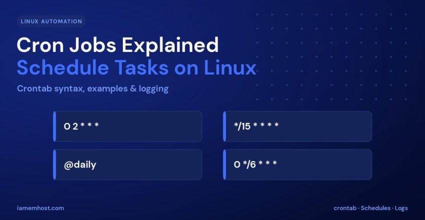 Cron Jobs Explained: How to Schedule Tasks on Linux