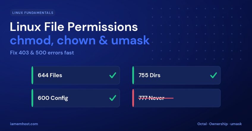 Understanding Linux File Permissions and Ownership (chmod, chown, umask)