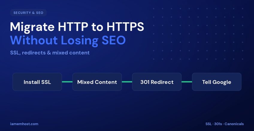 How to Migrate Your Website from HTTP to HTTPS Without Losing SEO