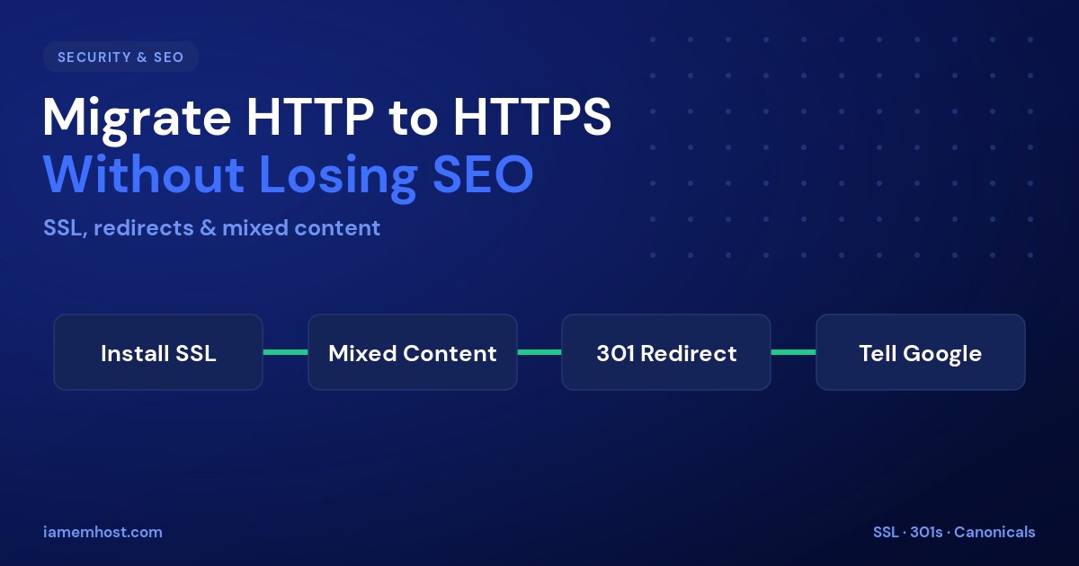 How to Migrate Your Website from HTTP to HTTPS Without Losing SEO