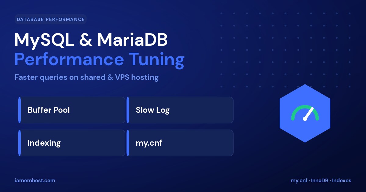 MySQL & MariaDB Performance Tuning for Shared and VPS Hosting