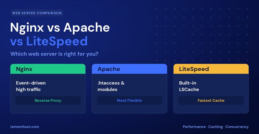 Nginx vs Apache vs LiteSpeed: Which Web Server Is Right for You