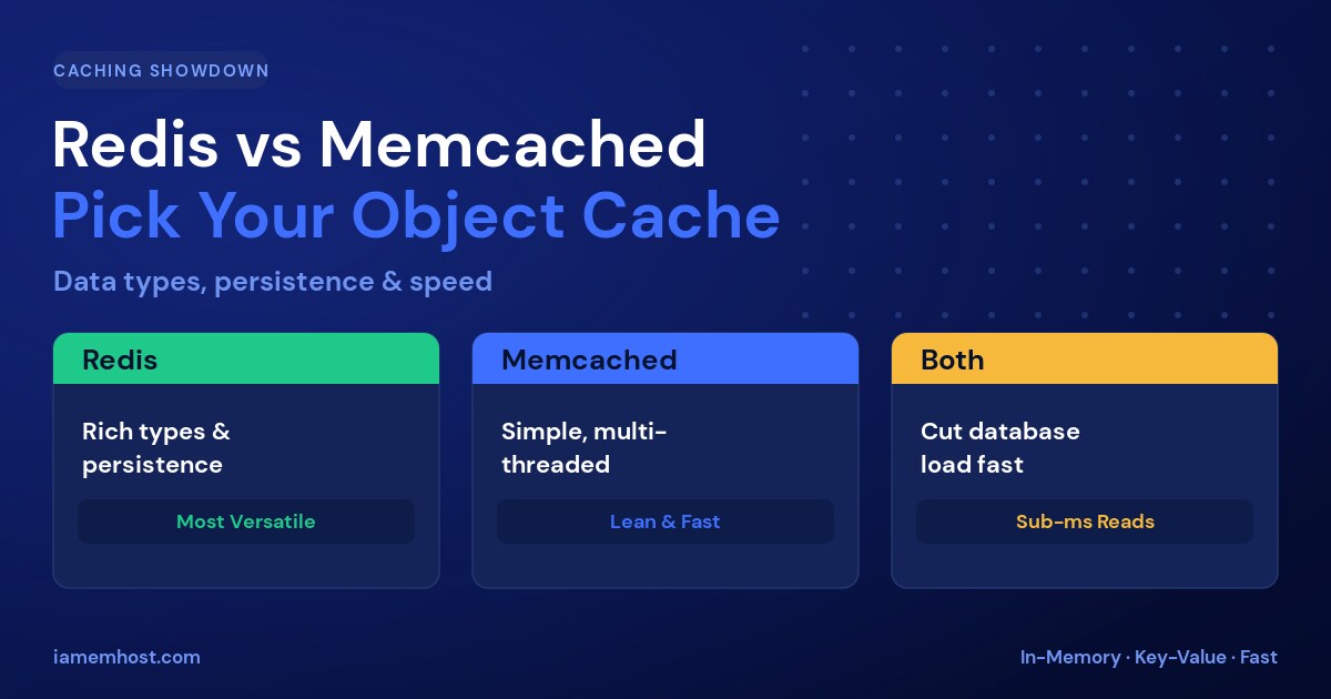 Redis vs Memcached: Choosing the Right Object Cache