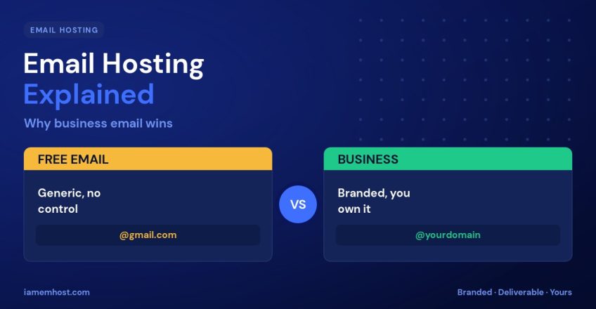 Email Hosting Explained: Why Business Email Beats Free Providers