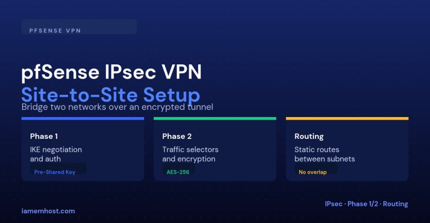 pfSense Site-to-Site IPsec VPN: Connecting Two Networks Securely
