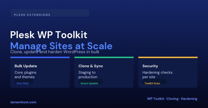 Plesk WordPress Toolkit: Bulk Manage, Clone, and Secure WordPress Sites